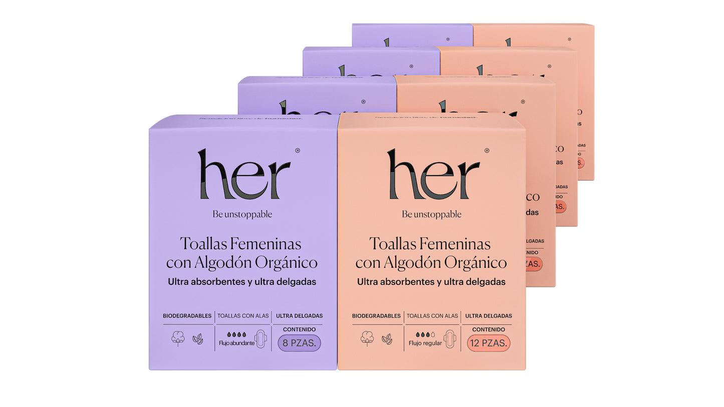 Kit 4 Regular, 4 Abundante